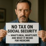 2025 Update: “No Tax on Social Security” — What’s Real, What’s Not, and What It Means for Medicare